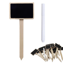 Carica l'immagine nel visualizzatore di Gallery, 20 Pcs Etichette per Piante in Legno Targhette per Orto con Pennarello Impermeabile per Piante da Giardino,Semi,Fiori,Er