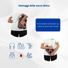 Carica l'immagine nel visualizzatore di Gallery, Mobiclinic, Borsa acqua calda, Boule, Marchio europeo, Con fodera trama scozzese, Marcatura ce, Flessibile, Morbida in c