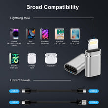 Carica l'immagine nel visualizzatore di Gallery, Haoano Adattatore da Lightning a USB C