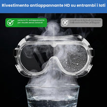 Carica l'immagine nel visualizzatore di Gallery, Ainiv Occhiali di Sicurezza Antiappannamento