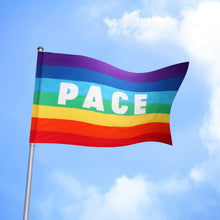 Carica l'immagine nel visualizzatore di Gallery, Bandiera Pace Arcobaleno 90x150cm, Dell'Ucraina, Rainbow Flag per Interno, Esterno, Giardino (A)
