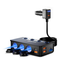 Carica l'immagine nel visualizzatore di Gallery, BESTEK Caricabatterie da Auto 180W, Caricatore da Auto USB-C PD USB QC3.0, Adattatore per Accendisigari 12V/24V con 3 Pr