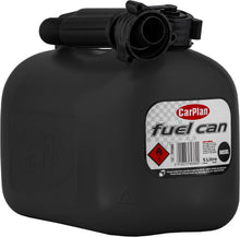 Carica l'immagine nel visualizzatore di Gallery, CarPlan Tanica Gasolio 5 Litri Nera, Omologata per Diesel, con Beccuccio Flessibile Antigoccia, Tanica Carburante in Pla