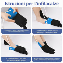 Carica l'immagine nel visualizzatore di Gallery, 1 Pezzi Aiuto per Indossare Calze, Metti Calze per Anziani (Blu)