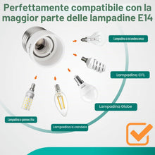 Carica l'immagine nel visualizzatore di Gallery, DiCUNO Adattatore da E27 a E14, Socket Converter Socket Adapter, 2 Pezzi