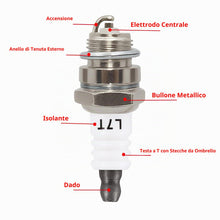 Carica l'immagine nel visualizzatore di Gallery, 10 PCS L7T Candela per 2 Tempi 33cc 43cc 47cc 49cc Pocket Bike per Mini Chopper per Partner 350 351 SEGHE Motosega Trimm