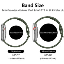 Carica l'immagine nel visualizzatore di Gallery, Meliya Cinturino per Apple Watch 45mm 44mm 46mm 49mm 42mm 41mm 40mm 38mm, Cinturino in Silicone per iWatch Series 10 9 8
