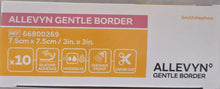 Carica l'immagine nel visualizzatore di Gallery, Allevyn, Gentle Border 66800269 - 10 cerotti adesivi in schiuma, 7,5 x 7,5 cm