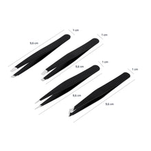 Carica l'immagine nel visualizzatore di Gallery, Amazon Basics pinzette professionali, in acciaio inox per rimozione di peli del viso, sopracciglia, ciglia o peli incarn