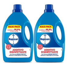 Carica l'immagine nel visualizzatore di Gallery, Napisan Additivo Disinfettante Lavatrice, Confezione da 2 x 2.2 Litri di Additivo Liquido per Lavatrice, Contro i Batter