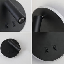 Carica l'immagine nel visualizzatore di Gallery, Lampada da parete a LED, lampada da parete da lettura sul comodino, lampade da lettura a parete a LED da 12 W, faretto r