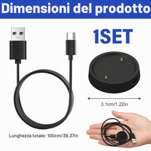 Carica l'immagine nel visualizzatore di Gallery, Caricatore Magnetico Compatibile con Amazfit Active 2/ Bip 6