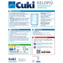 Carica l'immagine nel visualizzatore di Gallery, Cuki Gelopiù sacchetti freezer Multistrato Medi, 1 Conf. da 20 pezzi