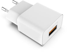 Carica l'immagine nel visualizzatore di Gallery, MyGadget Caricatore USB da Muro Rapido - Caricabatterie Quick Charge 18W QC 3.0 - Presa Universale per Apple, Samsung, H