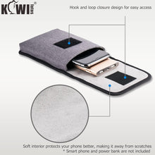 Carica l'immagine nel visualizzatore di Gallery, KIWIFOTOS Custodia da viaggio per cellulare, con tracolla, multifunzione, per smartphone, carte, occhiali