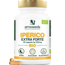Carica l'immagine nel visualizzatore di Gallery, Iperico BIO | Erba di San Giovanni | Concentrato di Ipericina | Buon Umore, Rilassamento, Sonno | 90 capsule vegane da 3