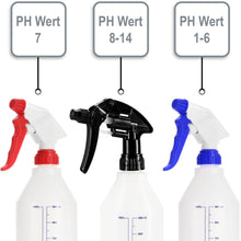 Carica l'immagine nel visualizzatore di Gallery, com-four® 3x Flacone spray con scala, spruzzatore a pompa resistente
