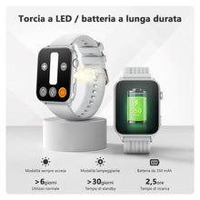 Carica l'immagine nel visualizzatore di Gallery, Blackview Smartwatch Uomo Donna, Effettua e Rispondi alle Chiamate,1,91'' Orologio Intelligente 100+ Modalità Sportive/S