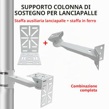 Carica l'immagine nel visualizzatore di Gallery, Staffa Angolare Regolabile per Telecamera da Esterno, Supporto Telecamera Esterna, Staffe per Telecamere Esterne, Palo p