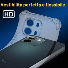 Carica l'immagine nel visualizzatore di Gallery, ISOI - Cover compatibile con Oppo A6 / Oppo A6x 4G / Oppo A6k 4G/5G Custodia, con Paraurti Airbag Antiurto Protezione Co