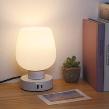Carica l'immagine nel visualizzatore di Gallery, Abat Jour da Comodino Tavolo Moderna e Portatile per La Camera da Letto per Bambini, Abat Jour per La Lettura, Lampada L