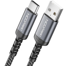 Carica l'immagine nel visualizzatore di Gallery, deleyCON 1,5m Cavo USB-A a USB-C Cavo di Ricarica e Dati per iPhone 17 15 16 Pro Max Air Galaxy A16 A56 S25 S24 S23 Pixe