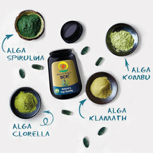 Carica l'immagine nel visualizzatore di Gallery, MARCUS ROHRER SCK2, Spirulina, Clorella, Kombu, Klamath, Metabolismo, Perdita di Peso, Integratore Alimentare, Naturale,