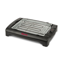Carica l'immagine nel visualizzatore di Gallery, Girmi BQ12 Barbecue Elettrico, 2000 W, Griglia INOX, 34 x 24,5 cm, Regolazione temperatura, Completamente smontabile, Va
