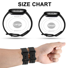 Carica l'immagine nel visualizzatore di Gallery, Oielai Cinghie compatibili per Fitbit Versa 3/Fitbit Sense, in silicone sportivo classico morbido di ricambio per Fitbit