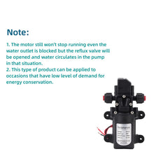 Carica l'immagine nel visualizzatore di Gallery, Pompa Acqua 12v Alta Pressione - 5L/min 116Psi Pompe Dell'Acqua DC 12V Ad Alta Pressione Barca da Campeggio per Roulotte