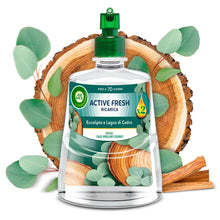 Carica l'immagine nel visualizzatore di Gallery, Air Wick Active Fresh Deodorante per Ambienti, Ricarica per Diffusore Spray Automatico senza Gas alla fragranza Eucalipt