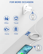 Carica l'immagine nel visualizzatore di Gallery, Originale Apple MFi 20W USB C Caricatore iPhone Rapido con 2M Cavo Ricarica per iPhone 14 13 12 11 Pro Max/Mini/XS/X/8