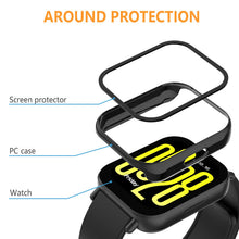 Carica l'immagine nel visualizzatore di Gallery, Hianjoo 5 Pack Cover con Vetro Temperato Compatibile per Xiaomi Redmi Watch 5 Active 【NON Per Watch 5 Lite】, Pellicola P