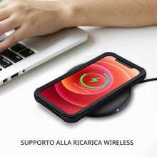 Carica l'immagine nel visualizzatore di Gallery, seacosmo Cover per iPhone 12/12 Pro, Custodia Rugged Antiurto 360 Gradi con Protezione Schermo Integrata, Case Doppia Fa