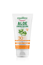 Carica l'immagine nel visualizzatore di Gallery, Equilibra Aloe Crema Solare SPF 30 Travel Size, 75 ml, Water Resistant