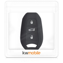 Carica l'immagine nel visualizzatore di Gallery, kwmobile Cover Chiavi Auto Compatibile con Peugeot Citroën Smart Key 3 Tasti (Keyless Go) - Custodia Protettiva Chiave A