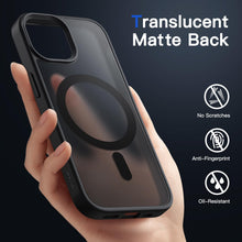 Carica l'immagine nel visualizzatore di Gallery, JETech Cover Magnetica Opaca per iPhone 13, Nero
