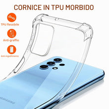 Carica l'immagine nel visualizzatore di Gallery, iVoler Cover per Samsung Galaxy A32 4G, Antiurto Custodia con Paraurti in TPU Morbido e 3 Pezzi Pellicola Vetro Temperat