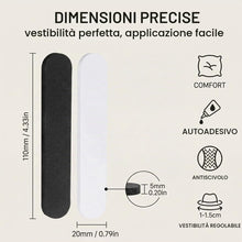Carica l'immagine nel visualizzatore di Gallery, 12 nastri riduttori in schiuma per cappelli e berretti, fasce per il sudore, per uomini e donne (nero e bianco)