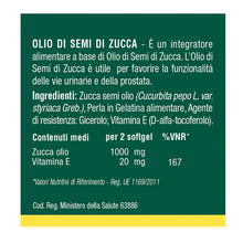 Carica l'immagine nel visualizzatore di Gallery, Naturando Olio di Semi di Zucca Integratore per Migliorare la Funzionalità della Prostata - 70 Perle