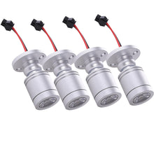 Carica l'immagine nel visualizzatore di Gallery, 4 Mini Faretti da Soffitto Orientabili a Soffitto LED Diametro Base Ø20mm Piccoli Faretti da Soffitto Bianco Caldo con T