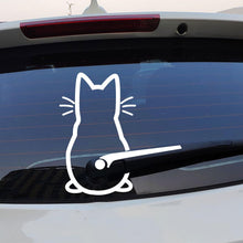 Carica l'immagine nel visualizzatore di Gallery, Gatto Tergicristallo Adesivo, Adesivo per tergicristallo con gatti, Adesivi Divertente Gattino Dei Animati per Auto, Ade