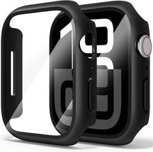 Carica l'immagine nel visualizzatore di Gallery, Mugust 2 Pezzi Cover per Apple Watch Series 11/10 46mm, con Pellicola Protettiva, Vetro Temperato Integrato, Alta Sensib