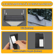Carica l'immagine nel visualizzatore di Gallery, Flintronic 4 Pezzi Luci Solari per Esterni Scale, Gradini Impermeabili IP65, Recinzione, Cortile, Percorso, Patio