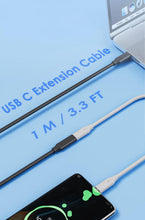 Carica l'immagine nel visualizzatore di Gallery, Cavo Prolunga USB C 1M, Cavo USB C Femmina a Maschio, Cavo Estensione USB Tipo C, Alta Velocità USB 3.2 10Gbps 5A/100W 4