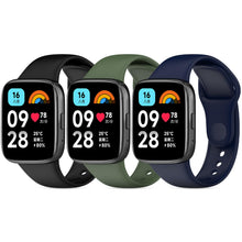 Carica l'immagine nel visualizzatore di Gallery, 3 Pezzi Cinturini Sportivi per Redmi Watch 3 Active, Braccialetto in Silicone Colorato Compatibili con Redmi Watch 3 Act