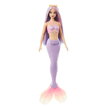 Carica l'immagine nel visualizzatore di Gallery, Barbie Sirena con Capelli Rosa e Lilla e Accessorio