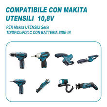 Carica l'immagine nel visualizzatore di Gallery, 2 Pezzi 10.8V 3500mAh Batteria per Makita 10.8V batterie BL1013