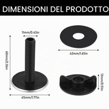 Carica l'immagine nel visualizzatore di Gallery, 4 Pezzi Coperchio Foro Del Rubinetto Acciaio Inossidabile