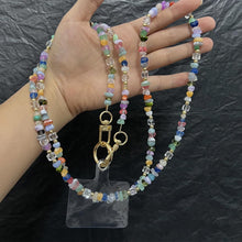 Carica l'immagine nel visualizzatore di Gallery, 1PCS Catena Universale per Cellulare, Tracolla per Cellulare, Perline Collana Porta Cellulare Corda Cellulare Tracolla C